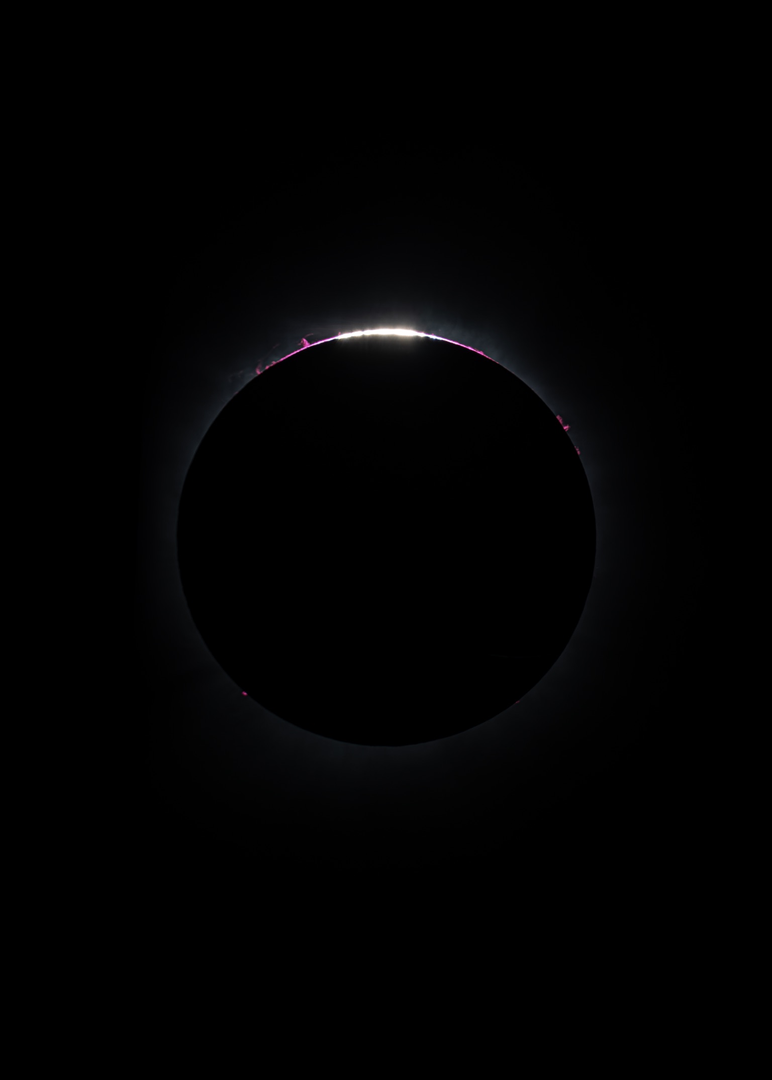 Solar eclipse photograph